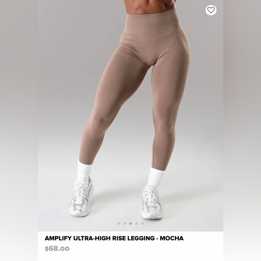 Alphalete amplify Mocha High Rise Leggings large
